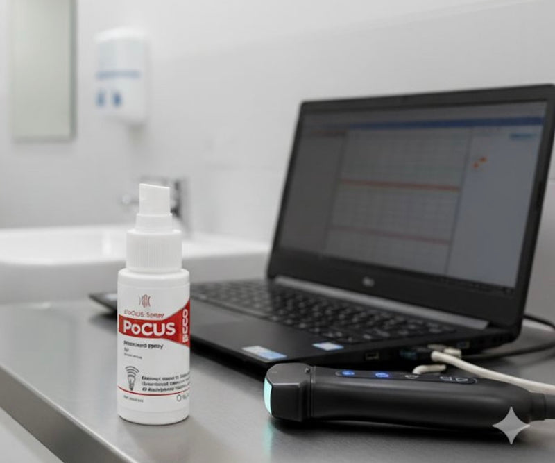EccoSpray PoCUS ultrasound Coupling Agent