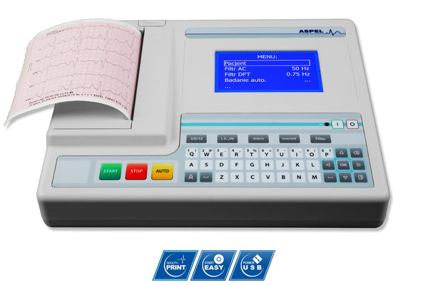 Aparat EKG ASPEL ECG MINT v.07.301
