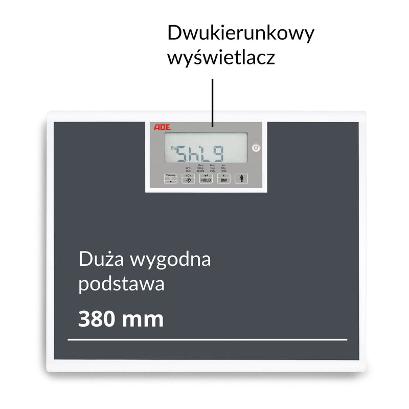 ADE Płaska waga medyczna M320000